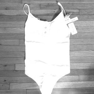 Henley Style Bodysuit